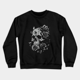 Skull with roses Crewneck Sweatshirt